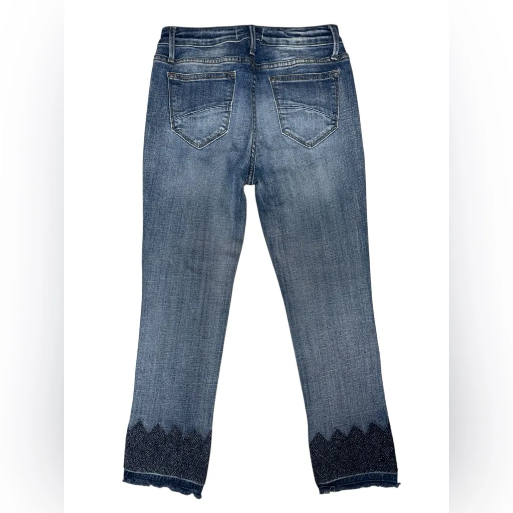 Driftwood  Candace Jeans – Argyle Embroidered Hem - Size 26 - Image 3
