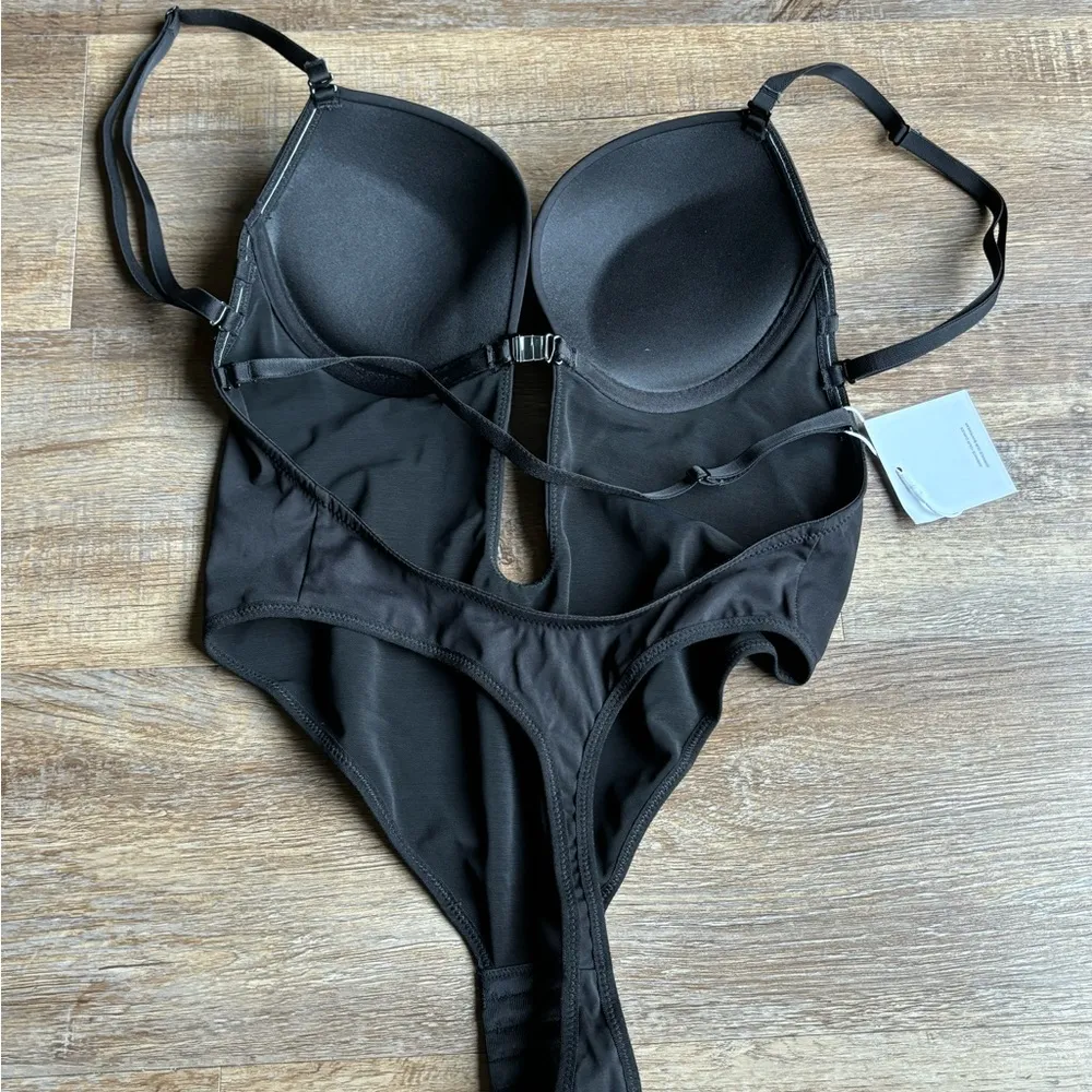 Slimer Black Plunge Shapewear Size Med - Image 3