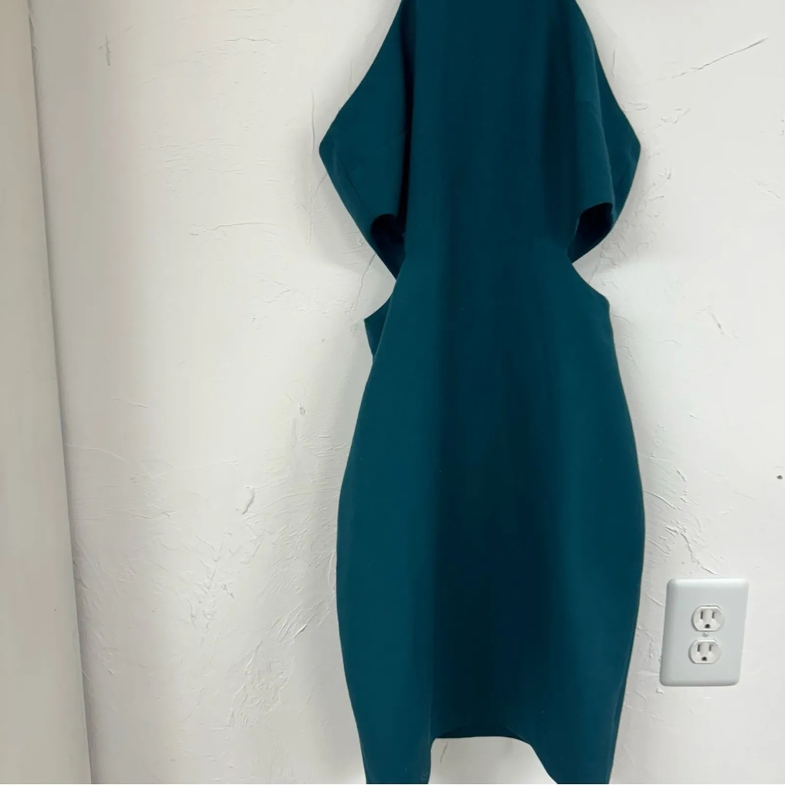 Cinq a Sept Green Sleeveless Cut Out Mini Bodycon Dress Womens 2 Baddy Party - Image 5