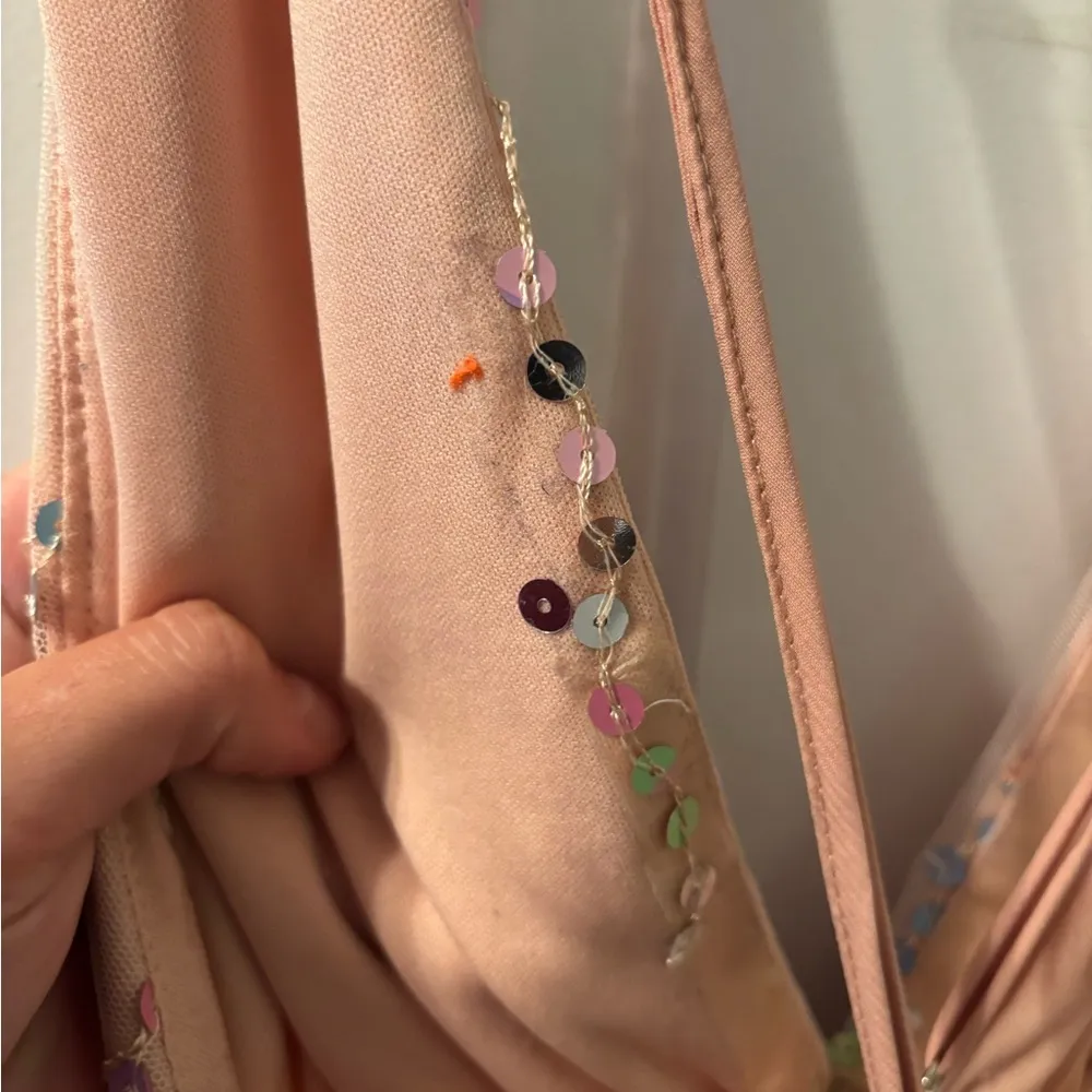 Selfie Leslie Sequin Embellished Mini Dress - Pink - Image 3