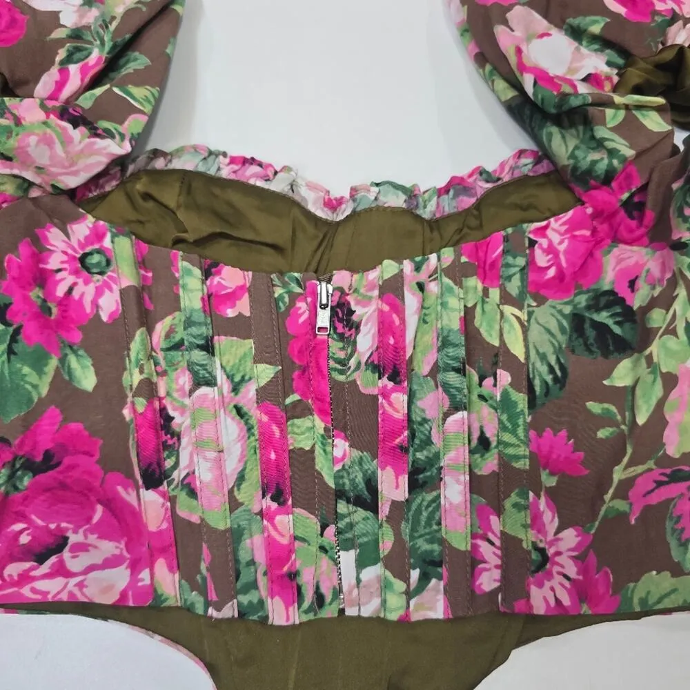 LPA  Claudette Top in Simone Print XXS - Image 7
