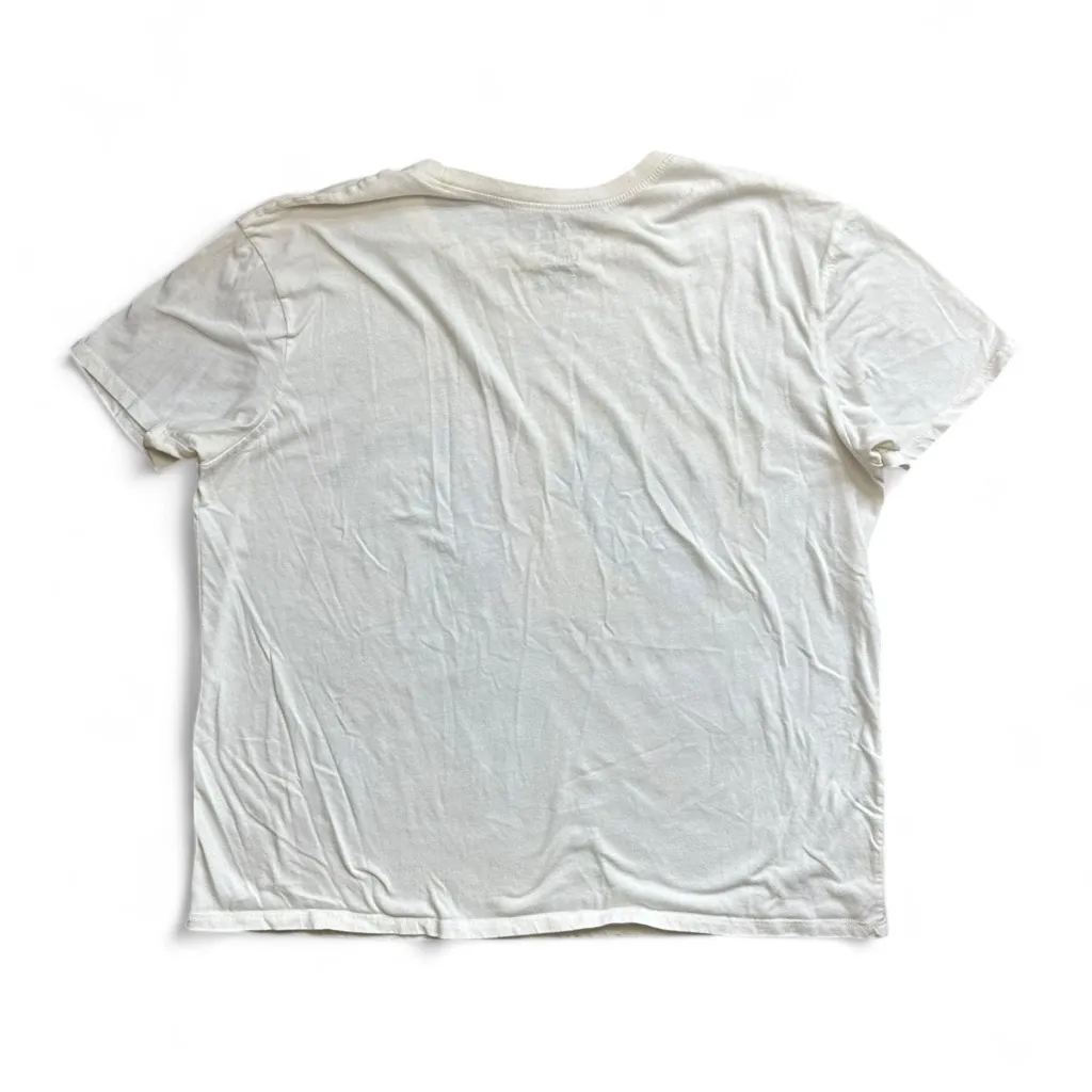 Rolling Stones White Short Sleeve Tee Iconic Graphic Size Large - Image 2