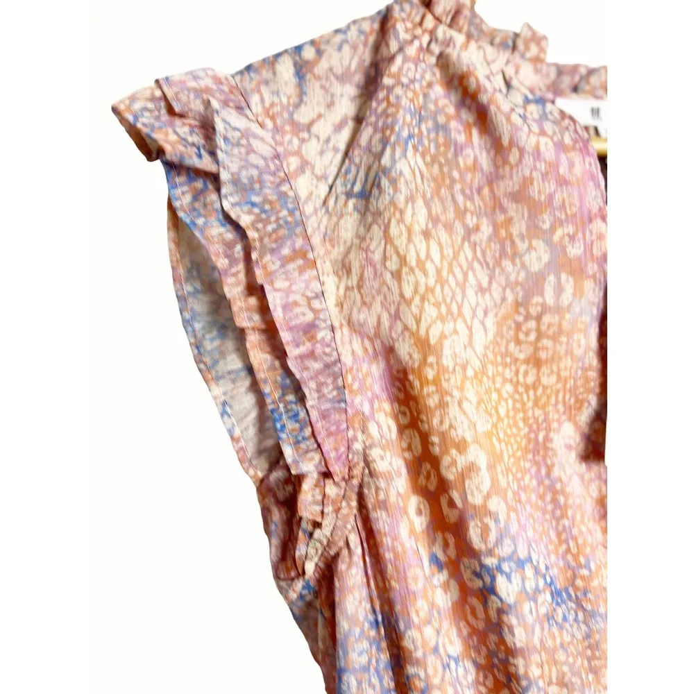 BB DAKOTA NEW Dreaming of Waves Pink Print Mini Dress Size XS - Image 24