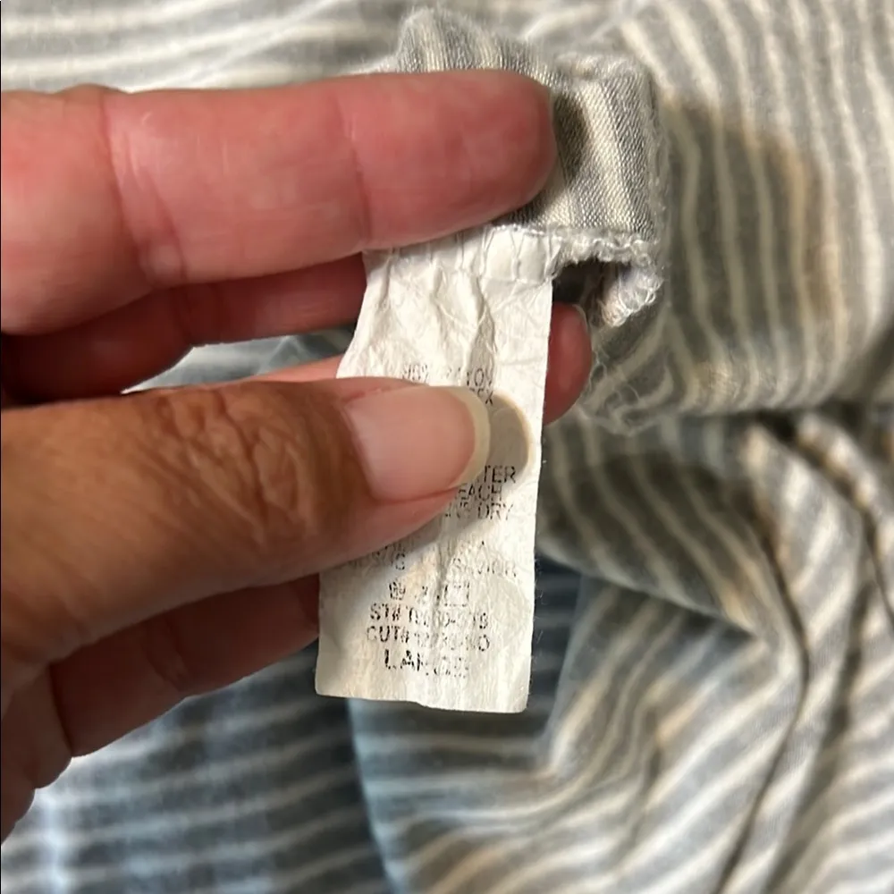 Reborn J Gray Striped Tank with Yellow Accent - Image 4