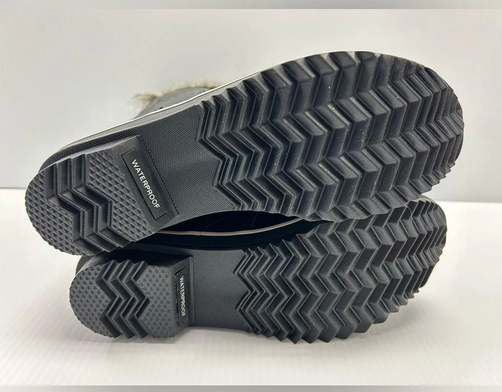 SOREL Tofino ll Waterproof Insulated Winter Boot Faux Fur Cuff Black 6.5 New - Image 8