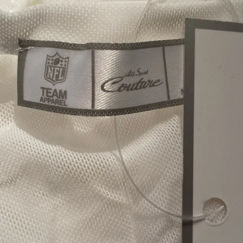 NFL Team Apparel All Sports Couture Carolina Panthers Tank Top with Mesh Cover - Image 6