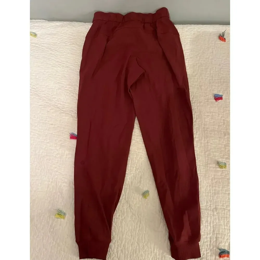 LULULEMON WOMEN'S JAGGER PANT DRAWSTRING & POCKETS SIZE 6 - Image 6