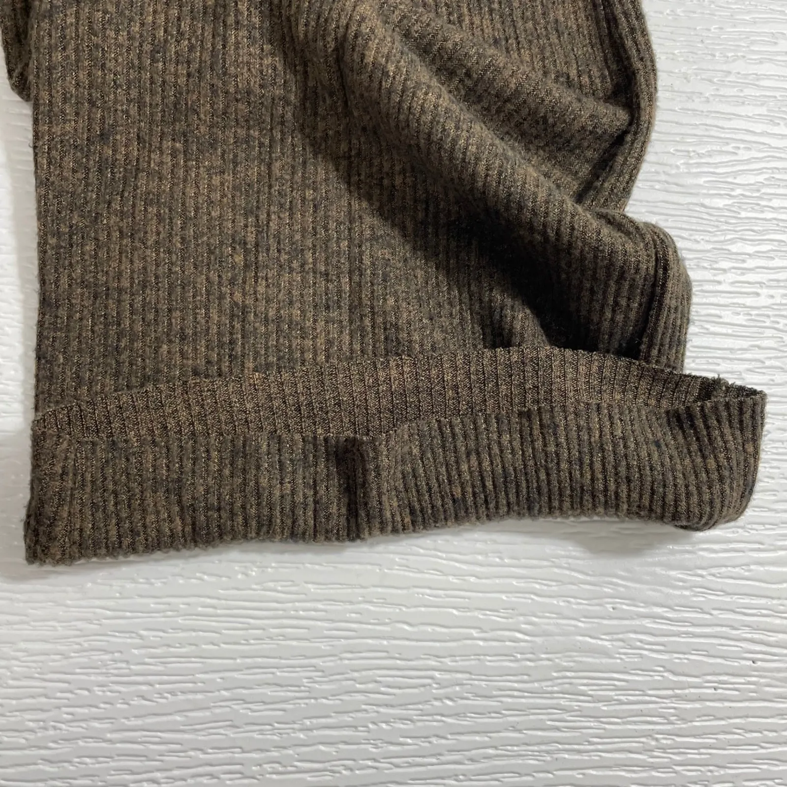 Nation LTD Bodega Luxe Long John Women's Knit Lounge Pants Size M Marled Brown - Image 9