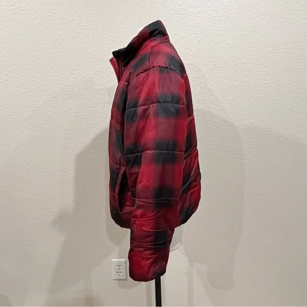 Universal Threads Universal Thread Buffalo Plaid Puffer Jacket Medium - Image 6