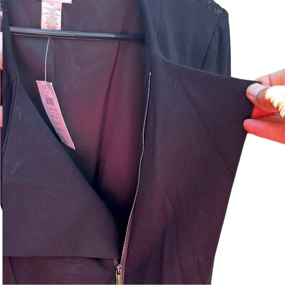 Nwt Cache Black Lace Inset Jacket Top - Image 7