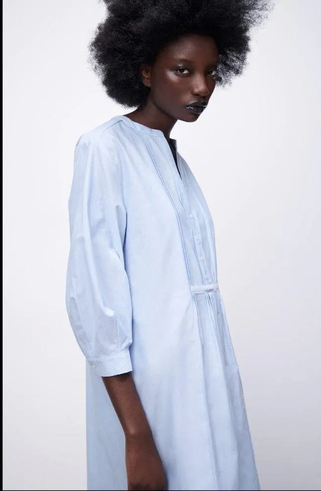 Zara pin tuck tunic dress - Image 3