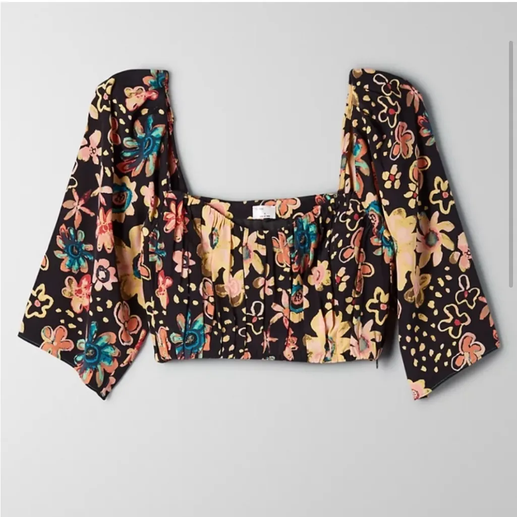 Wilfred‎ Le Fou Samba Floral Silk Blouse - Image 2