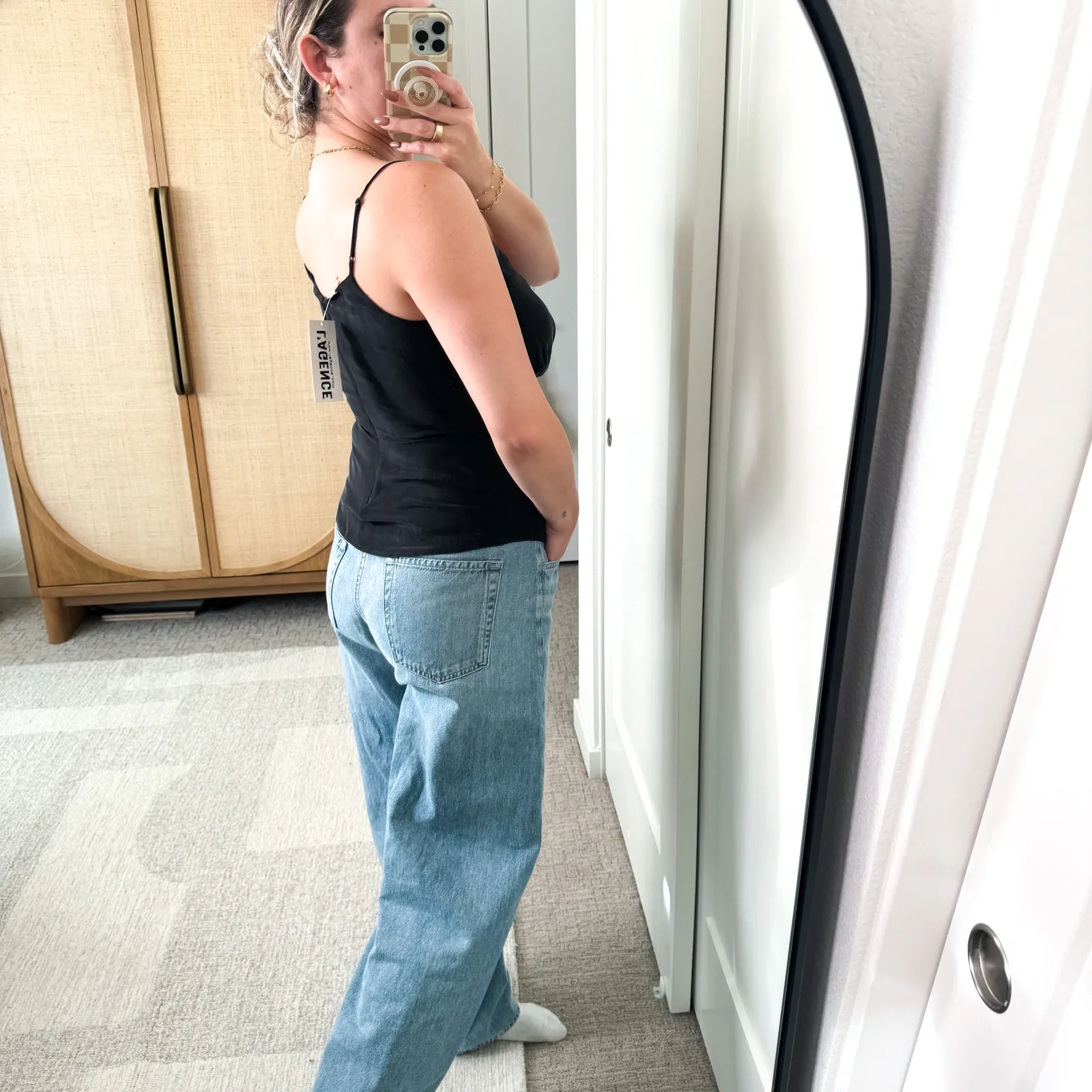 L'agence Black Tank Top - Image 2