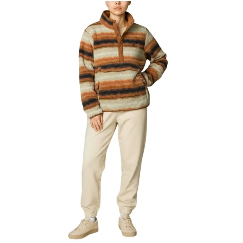 BILLABONG A/Div Switchback T Snap Fleece Pullover Women L Outdoor Travel Casual - Image 2