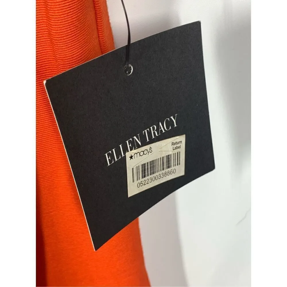 Ellen Tracy sleeveless mandarin intricate neckline dress size 10 NWT - Image 4
