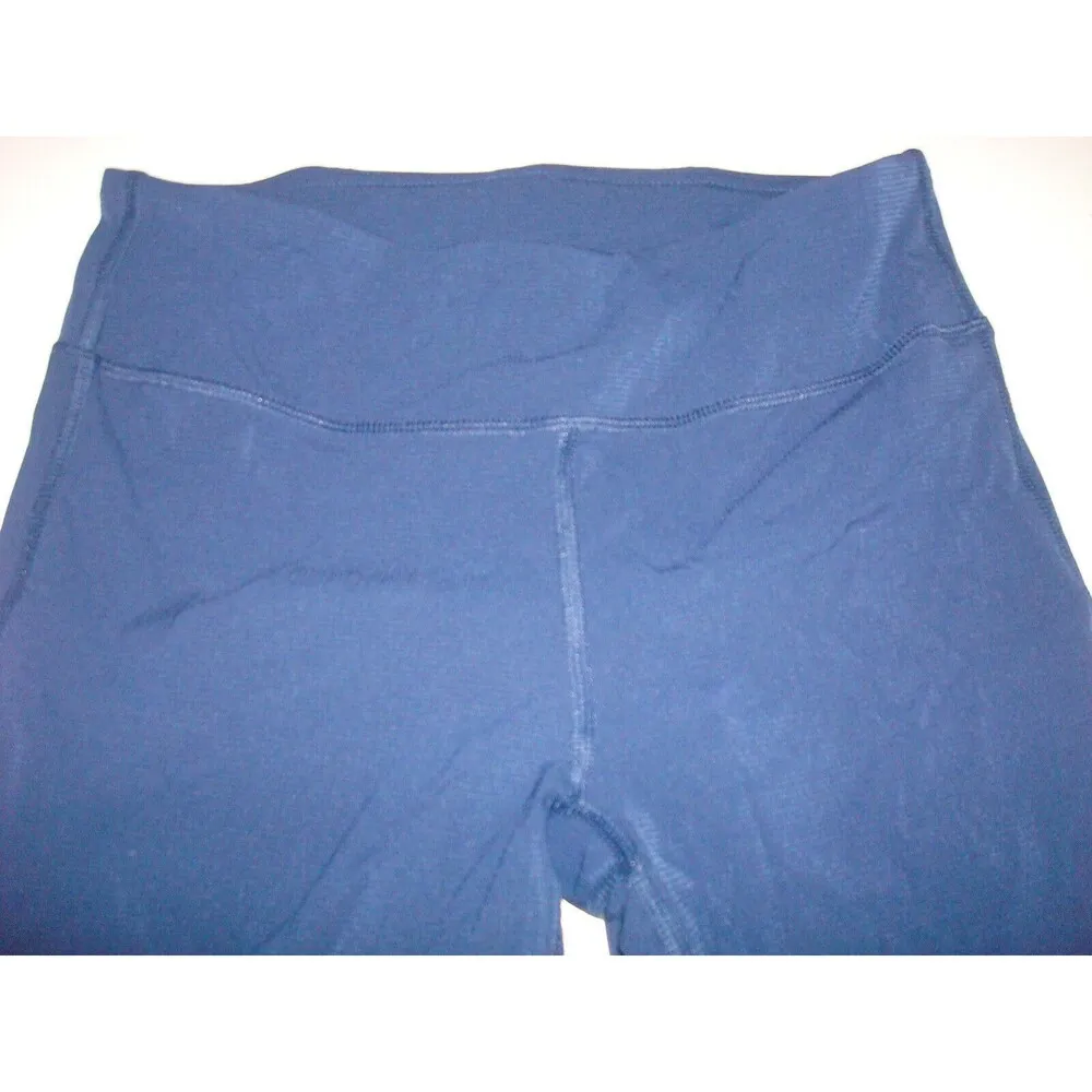 Womens XS Under Armour All Season Zip Pocket Leggings New Run NWT Dark Blue Pink - Image 3