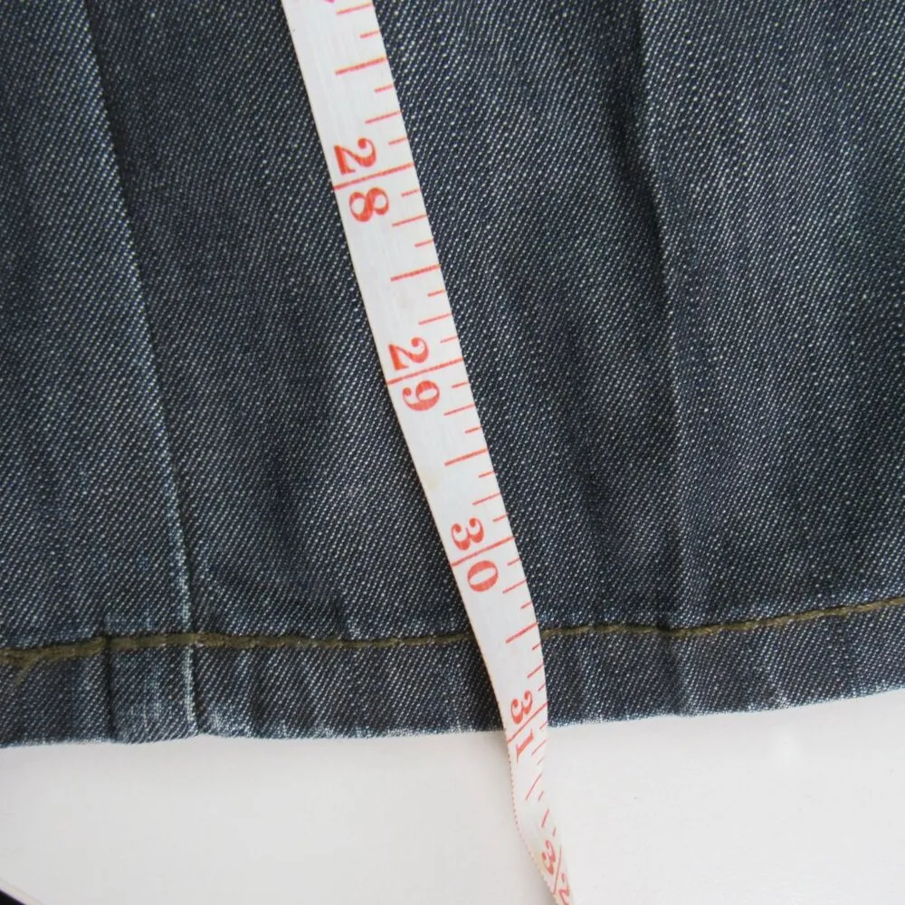 DKNY Jeans Skinny Dark Wash Y2K Denim Juniors 4R Straight leg - Image 8