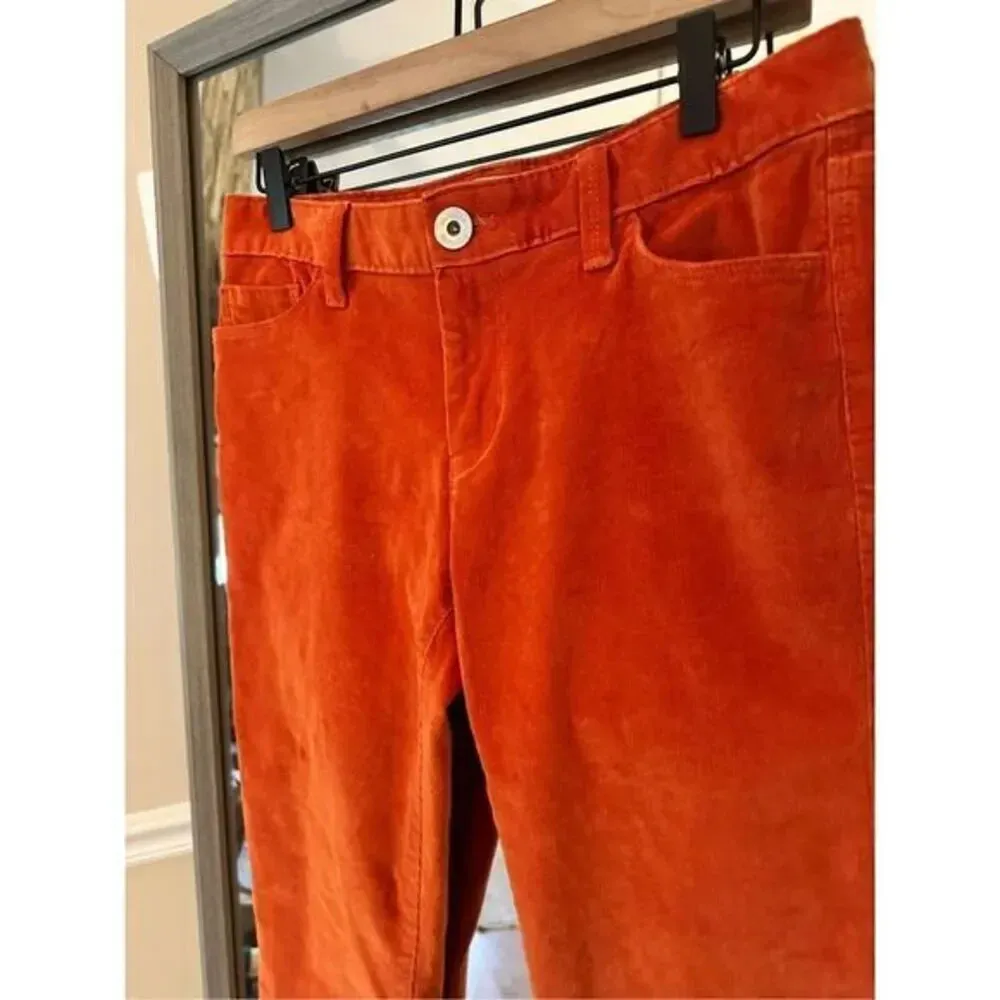 Banana Republic Corduroy Regular Fit‎ Size 27 Burnt Orange - Image 3