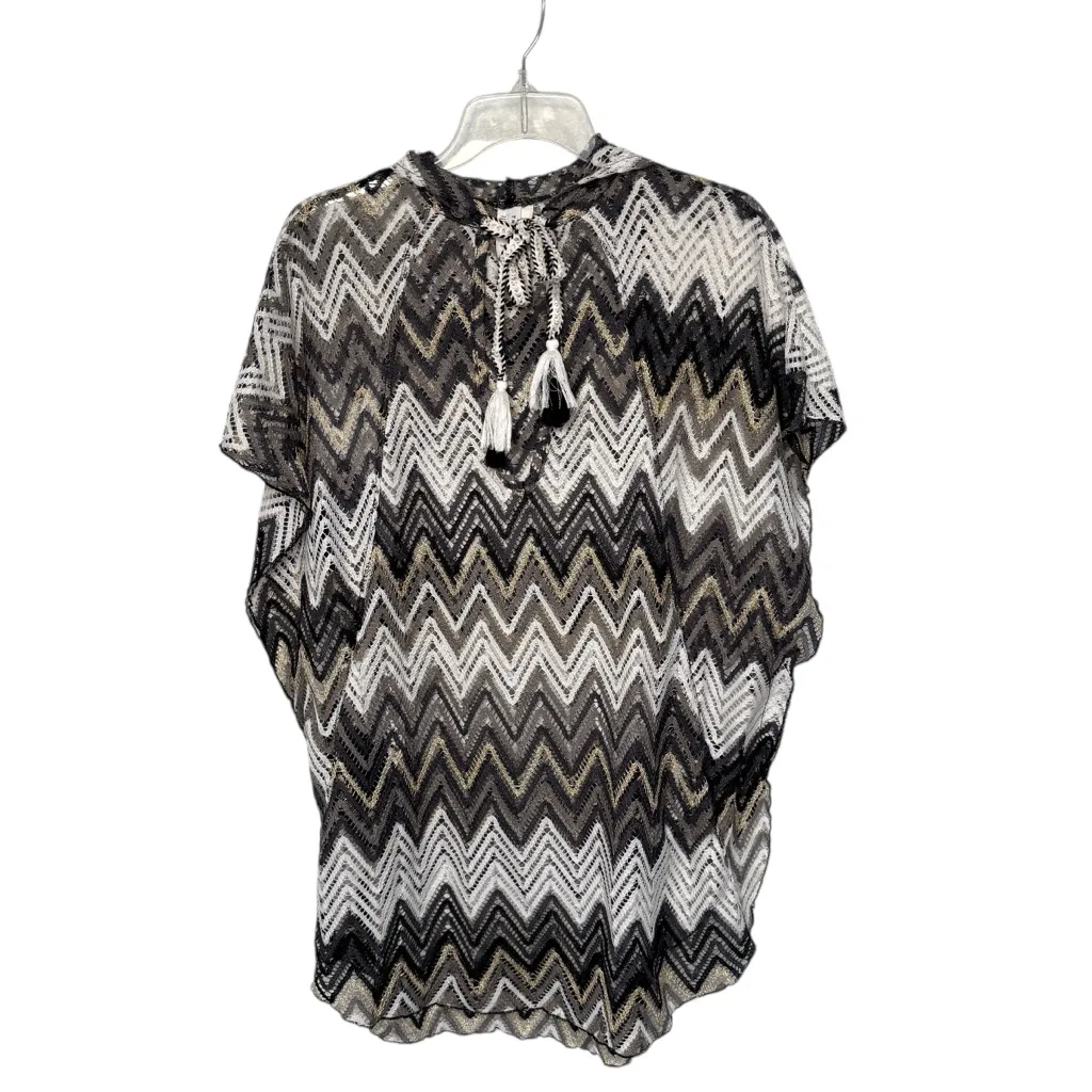 Trina Turk Drift Crochet Hooded Poncho Cover Up SZ XS - Image 2