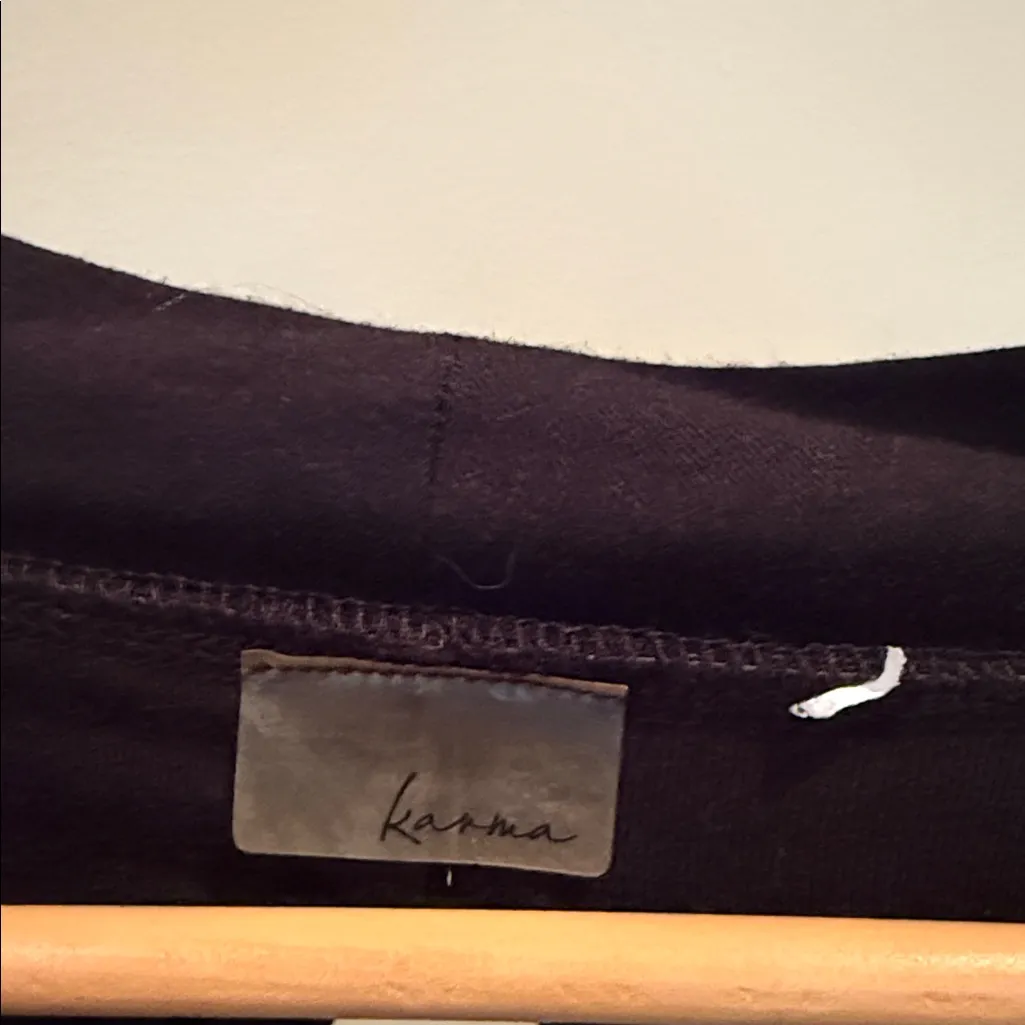 KARMA ATHLETICS knit cropped cardigan Black - Image 2