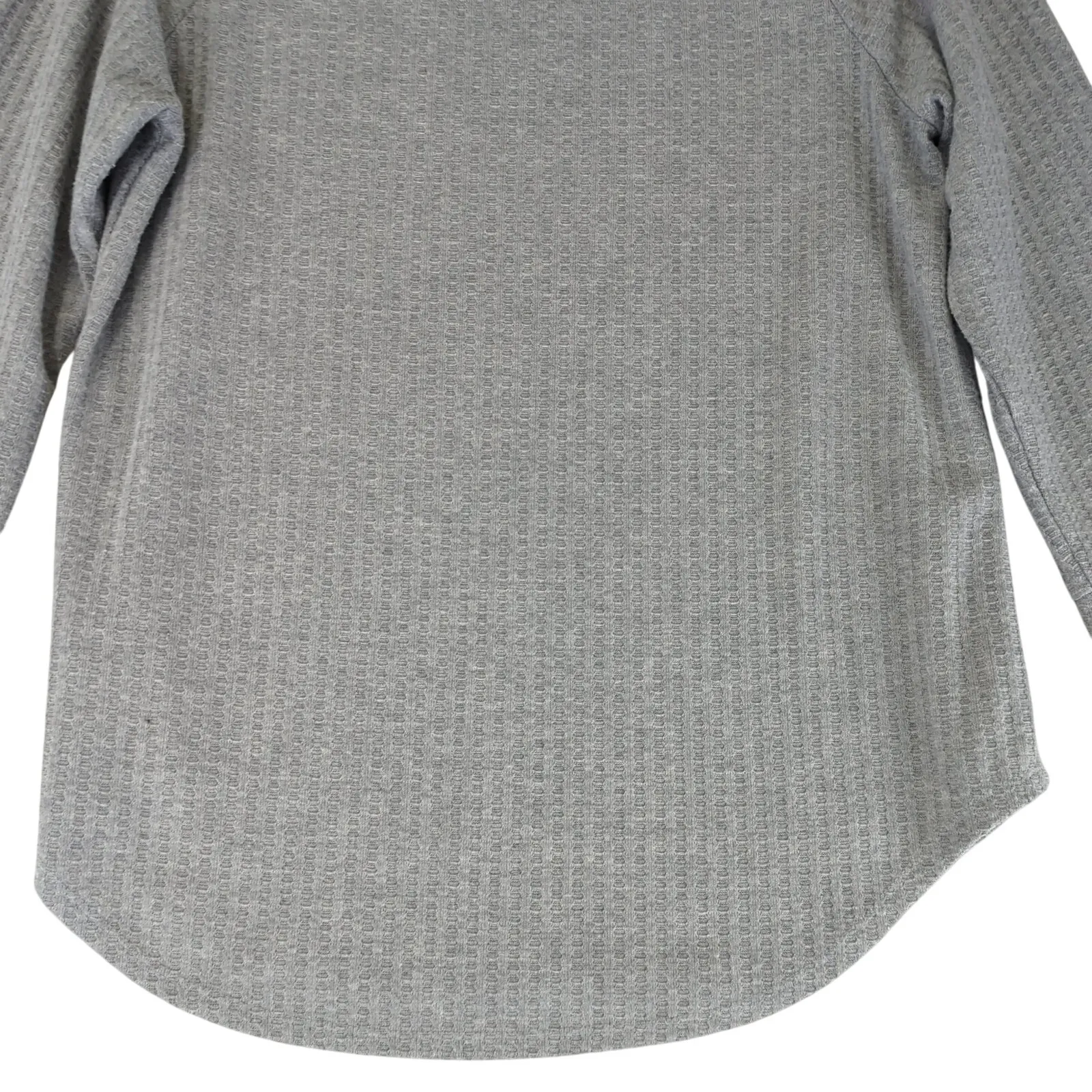 Chaser Thermal Waffle Knit Long Sleeve Shirt‎ Crewneck Top Women's XL Round Hem - Image 6