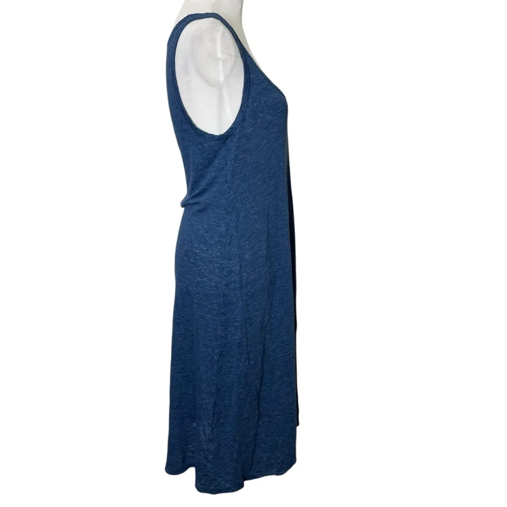 Adriano Goldschmied Blue Linen Avril Tank Dress Women’s Small Summer Casual - Image 3