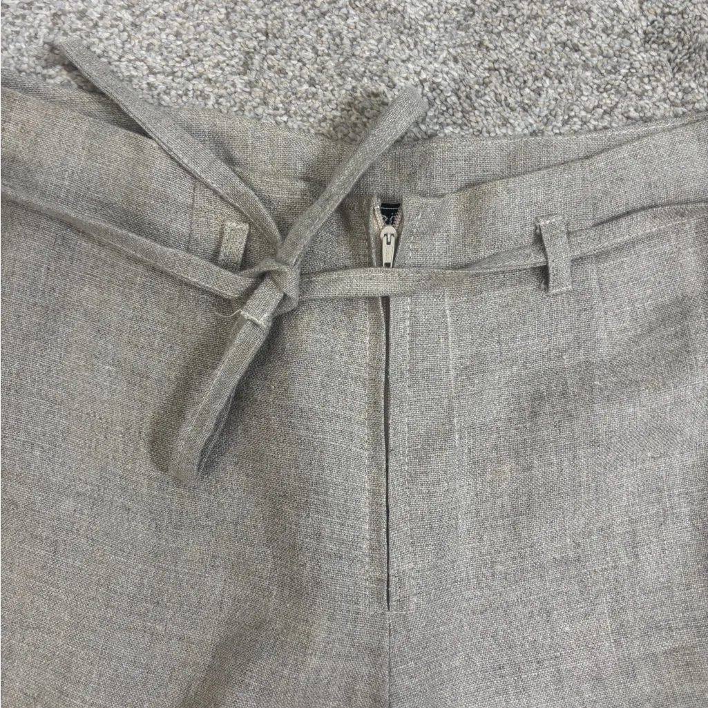 Linen Two Piece Matching Set Vest Shorts Softed Beachy Modern Medium - Image 8