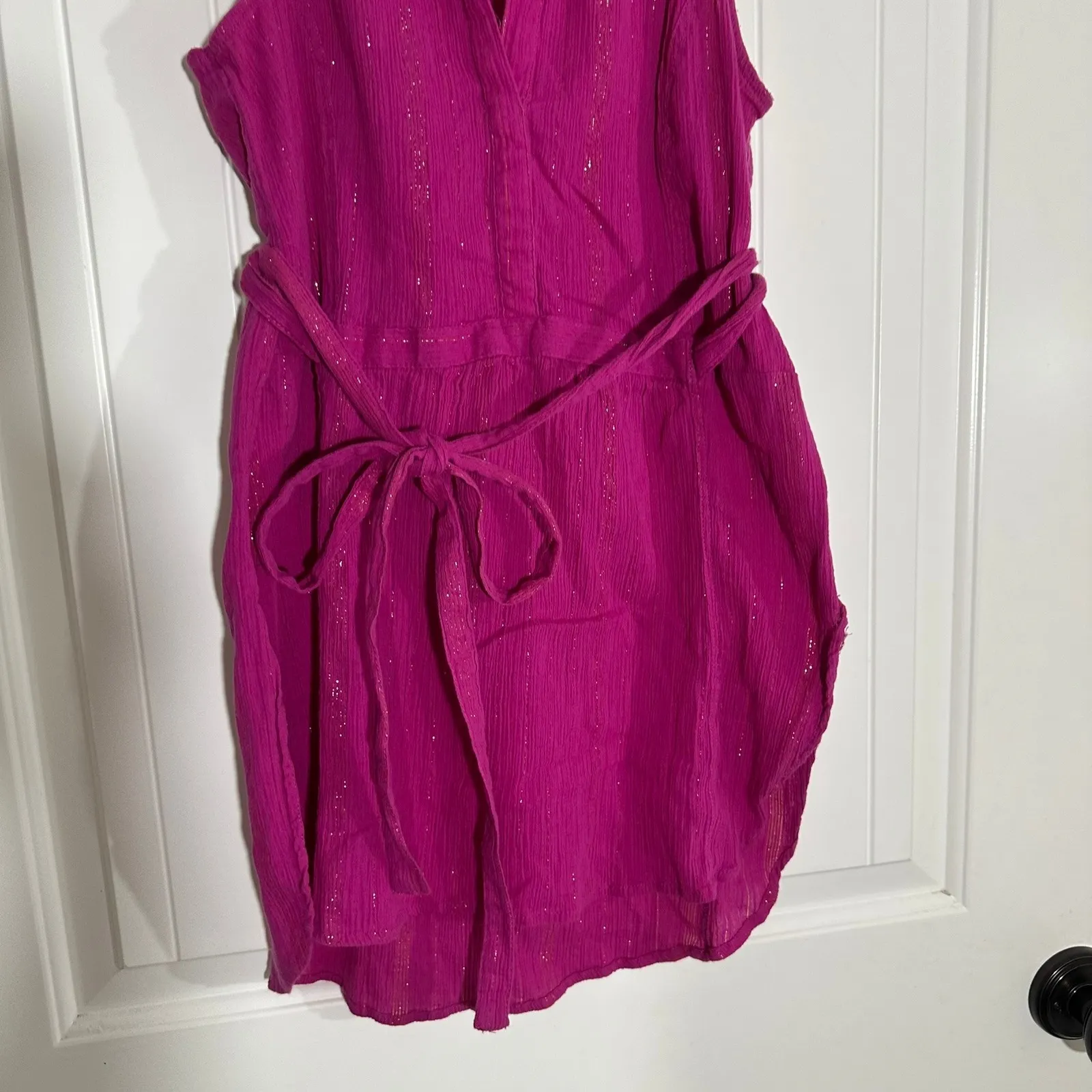 Anthropologie Maeve |  Batavia Fuchsia Sleeveless Tunic  | Women's S‎ - Image 4