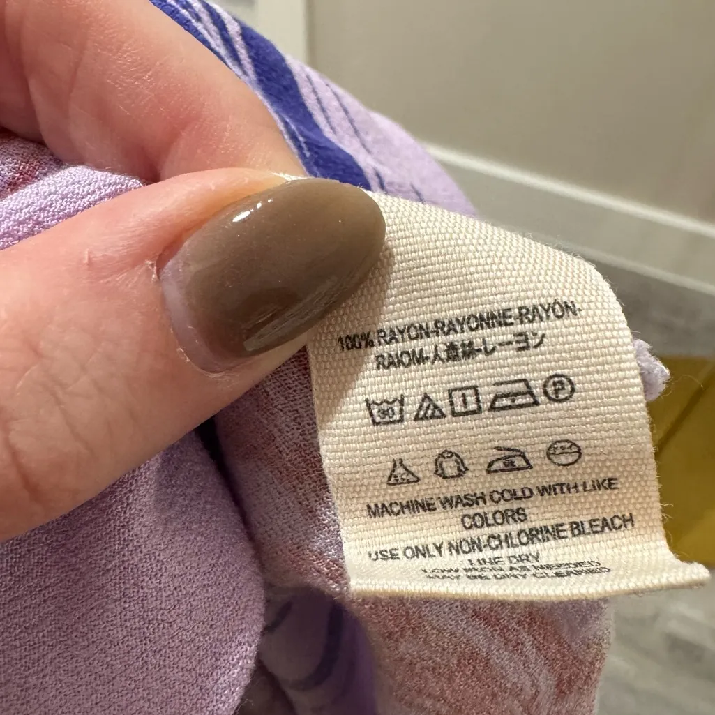 FREE PEOPLE Clear‎ Skies Cold Shoulder Lilac Mini Dress Small - Image 6