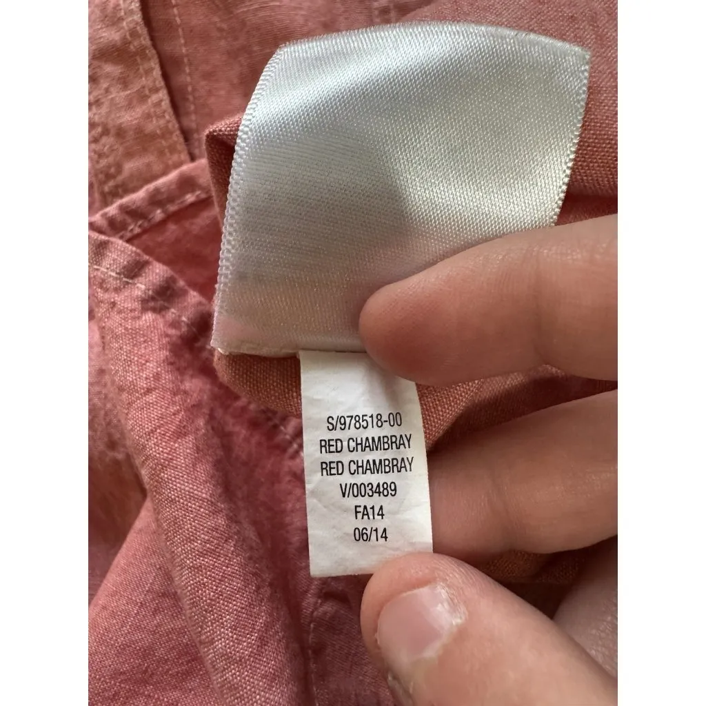 Old Navy Women Size Small Long Sleeve‎ Button Down Shirt Cotton Preppy Classic - Image 12