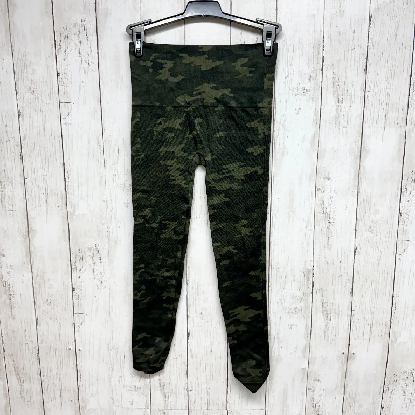 Spanx Pants Women Size XS Look At Me Now Seamless Leggings Hi-Rise Camo Athletic - Image 6