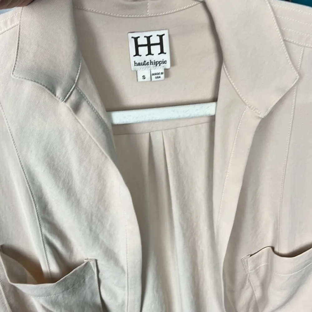 HAUTE HIPPIE | 'His Girl Friday' Tie Jacket Small - Image 8