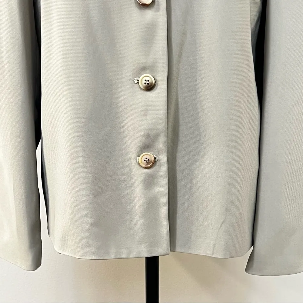 Preston & York Women's Button Blazer Size 12 Lined Career Business - Image 5