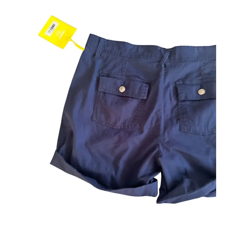 ONE 5 ONE Navy Midrise Shorts Size 14 NEW with tags - Image 9