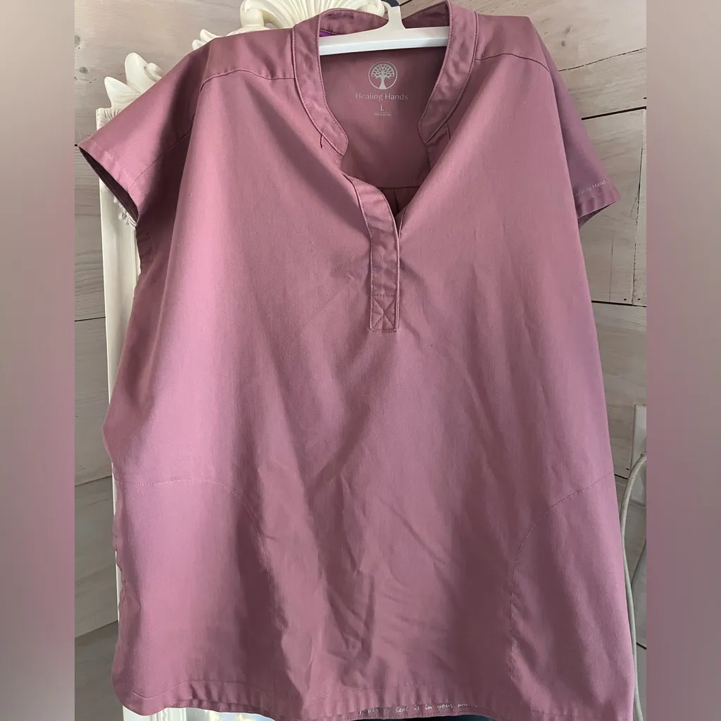 Healing Hands Women's Scrub Top And Bottom - Image 6