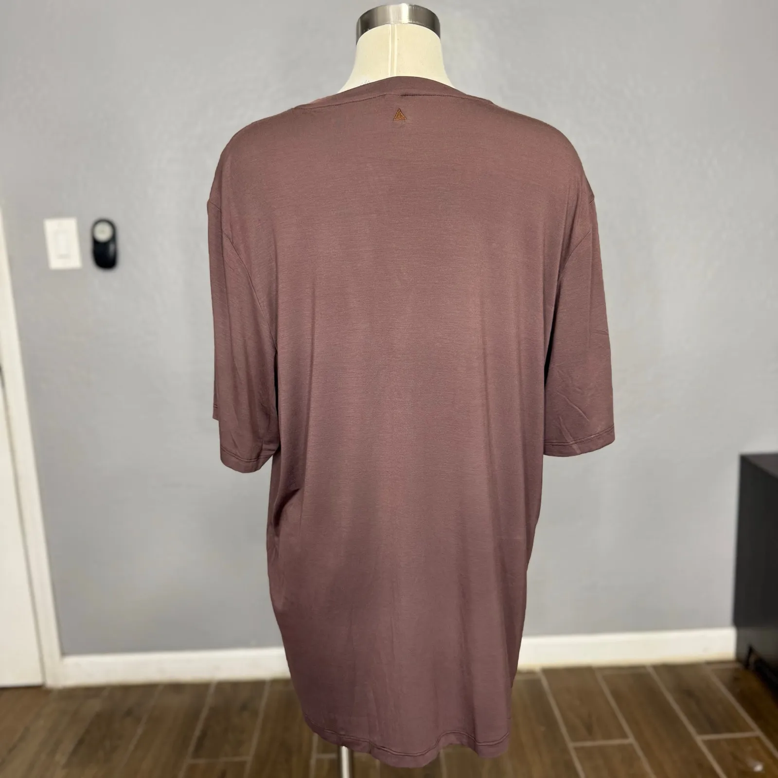 Vitality Uni Float Basic Tee, Cocoa, XL Brown - Image 2