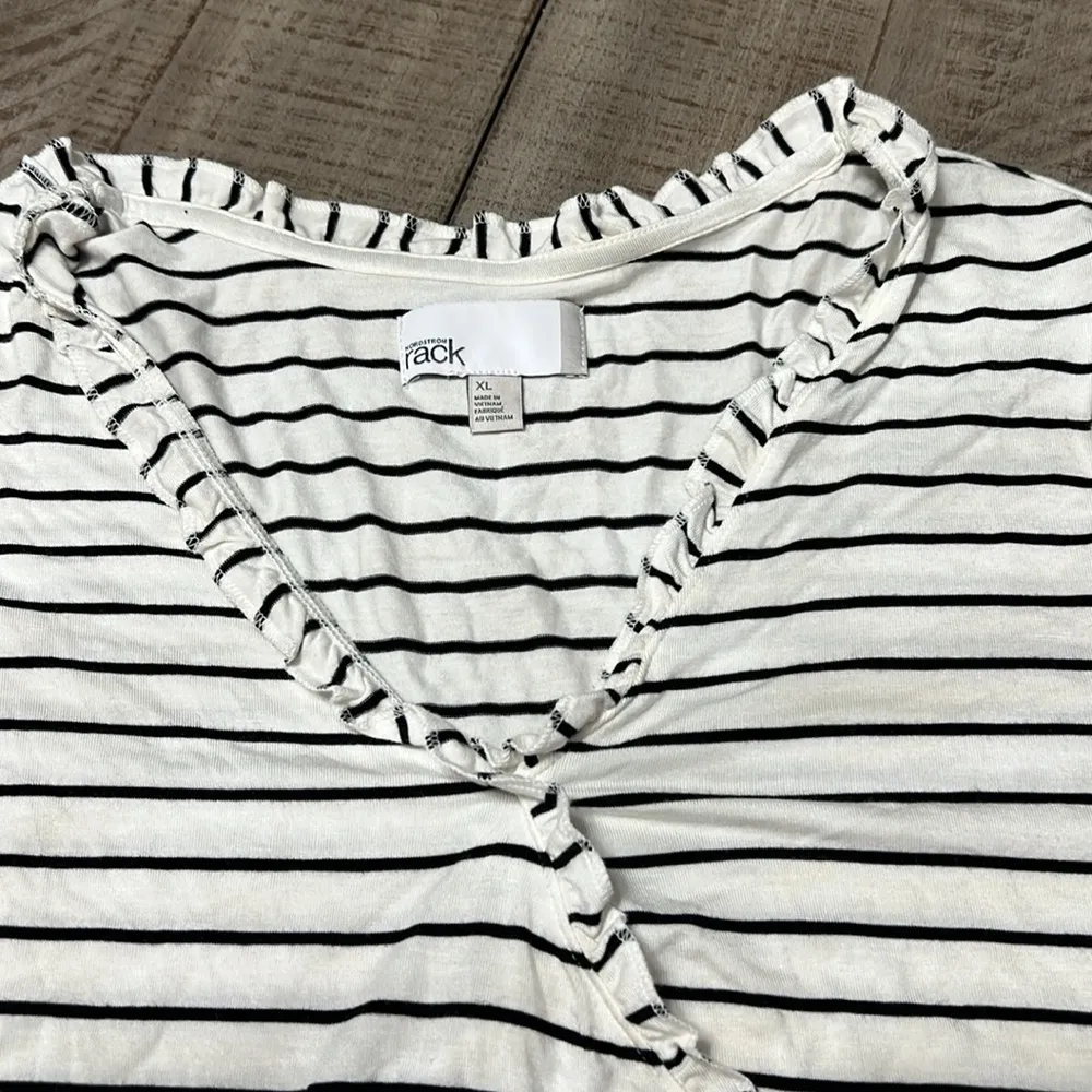 3/$25 Nordstrom Rack women’s long sleeve faux wrap shirt - Image 2