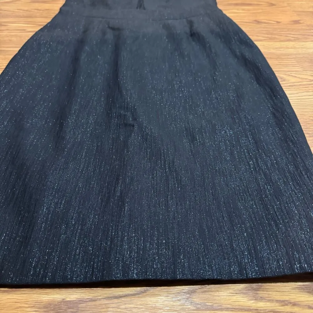 Lela Rose black shimmery Sheer - Image 9