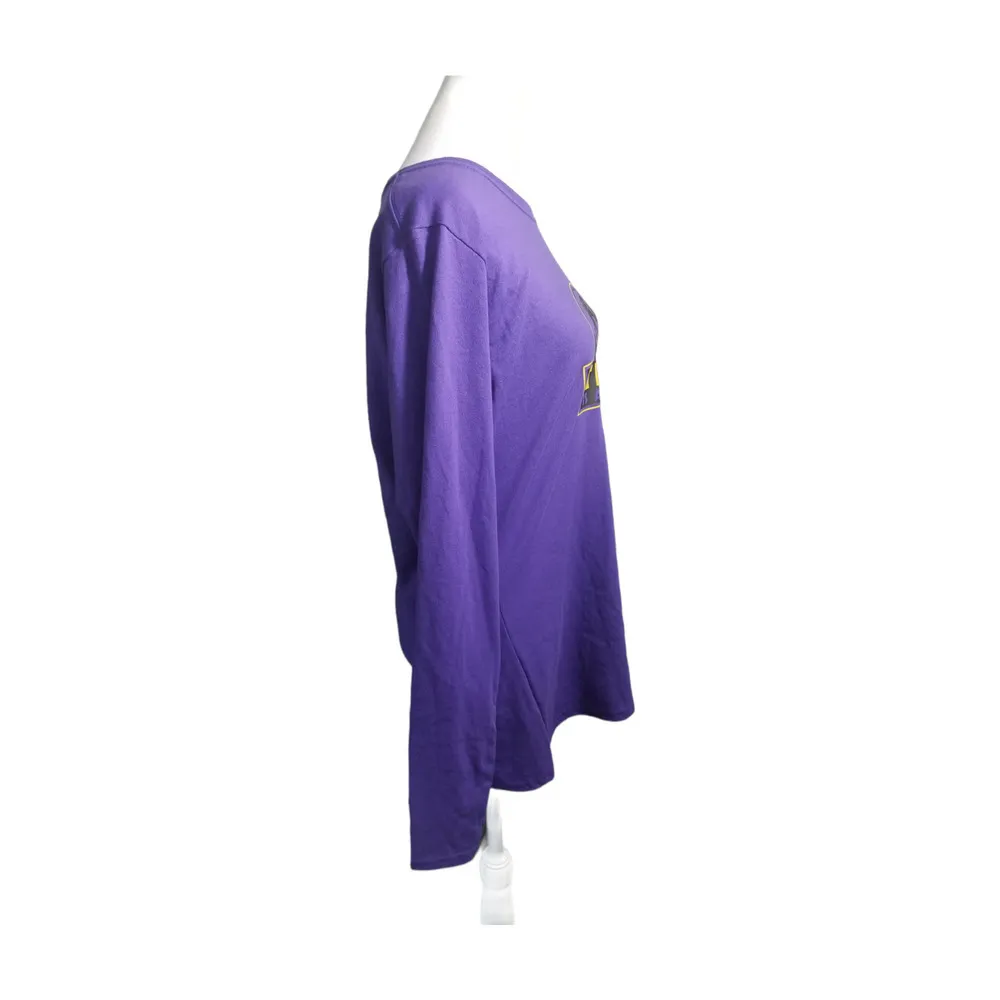 PORT & COMPANY Purple Jurassic Park Dinosaur Teaching Shirt Sz. M Size M - Image 2