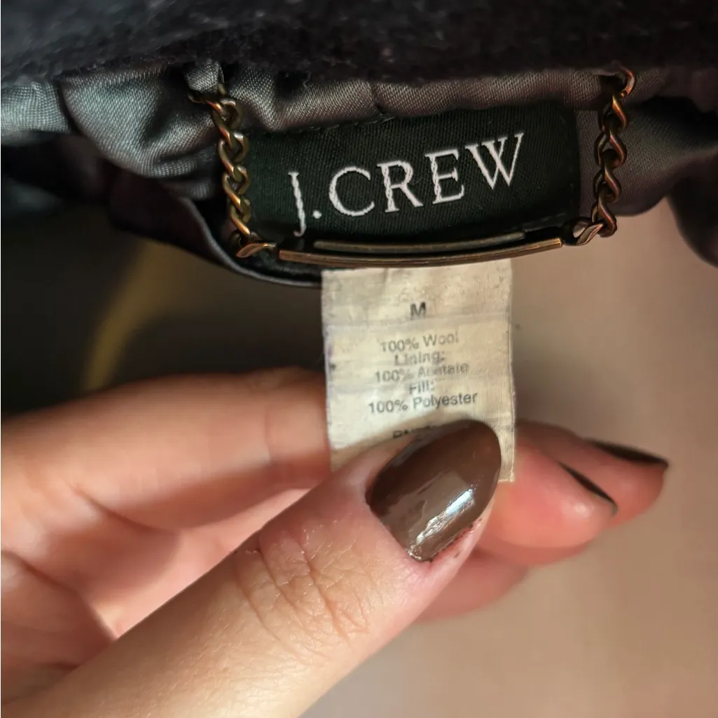 J.Crew women's double-breasted wool pea coat - Image 8