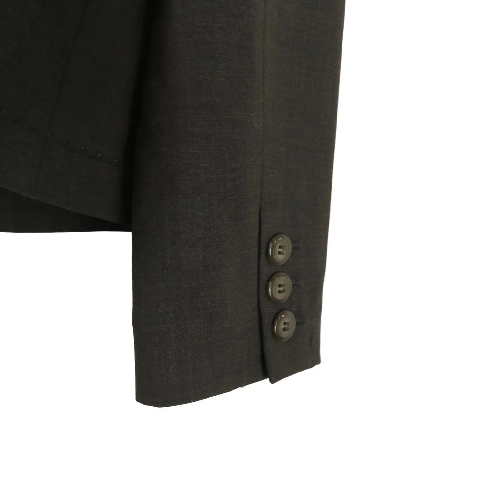 Alfani Charcoal Gray Wool Blazer Large Classic Corpcore Professional Tailored - Image 5