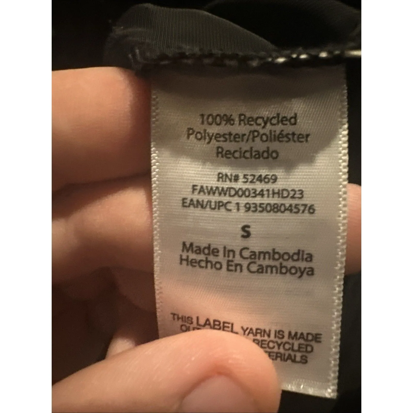 Free Assembly Womens Smocked Waist Dress Size S Black Mini Shirt Long Sleeves - Image 7