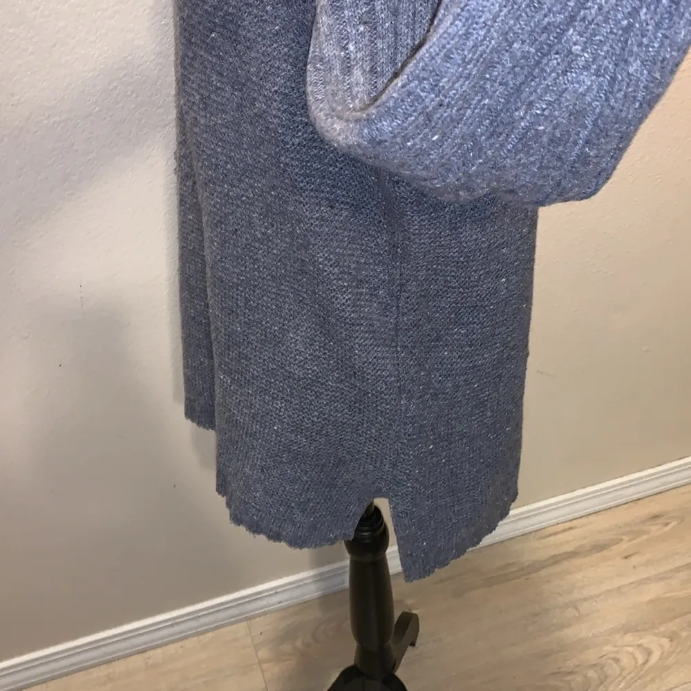 Croft & Barrow bluish grey knit turtleneck sweater - Image 5