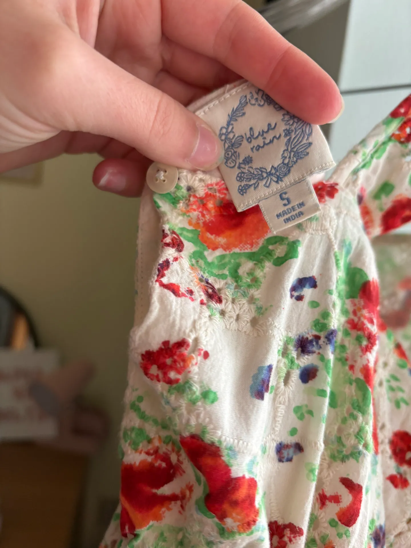 White Floral Sun Dress - Image 2