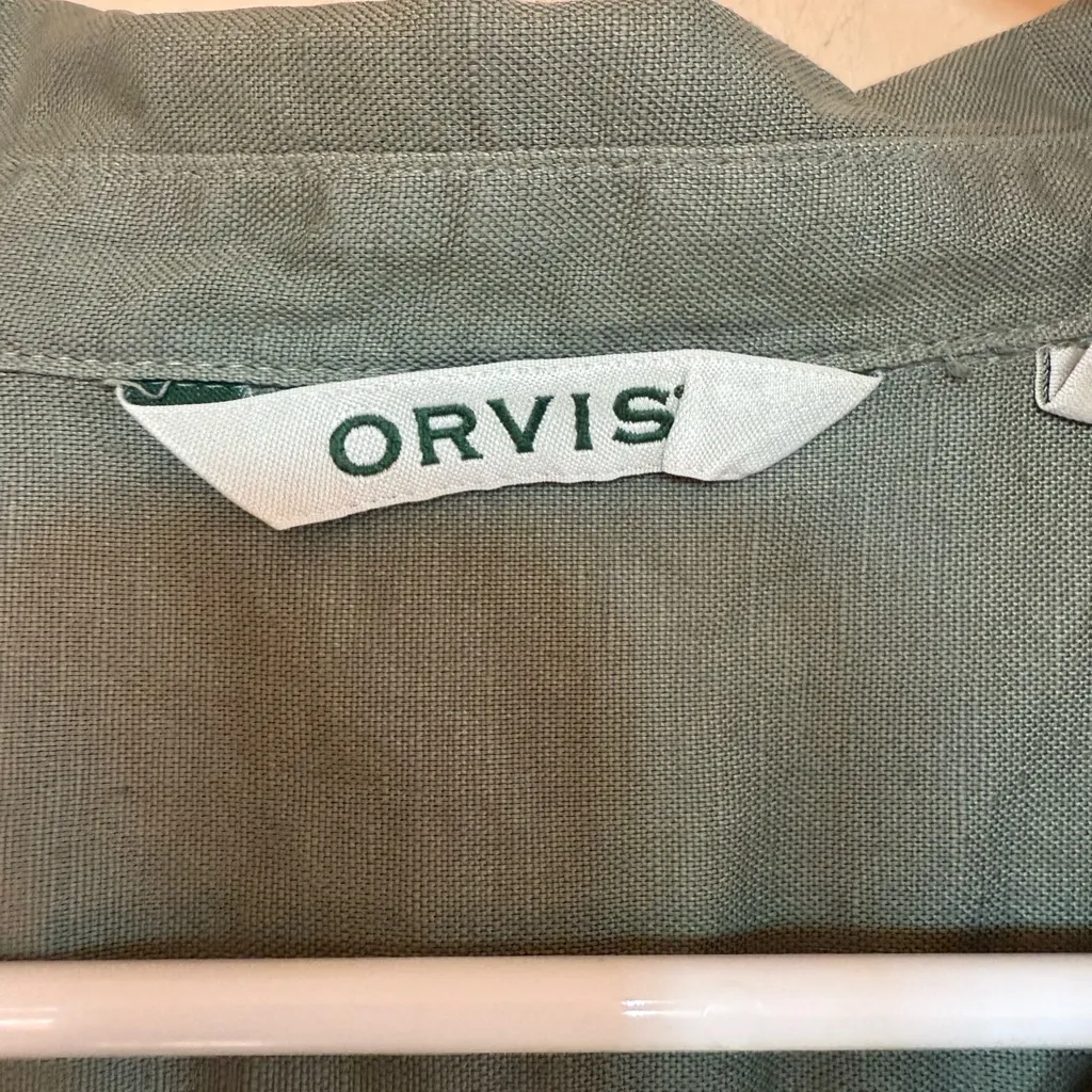 Orvis Sage Green Casual Shirt - Image 4