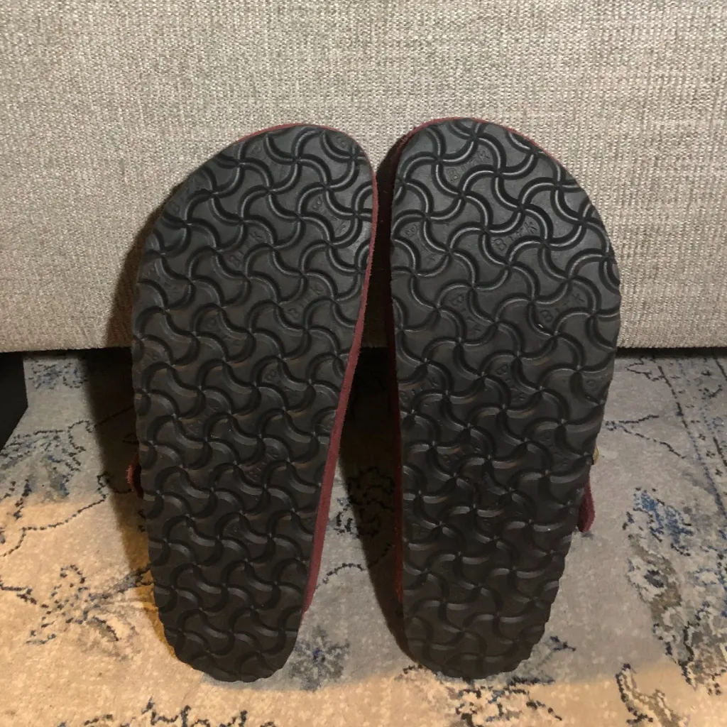 Birkenstock Boston Rivets Clogs Zinfandel suede - Image 8