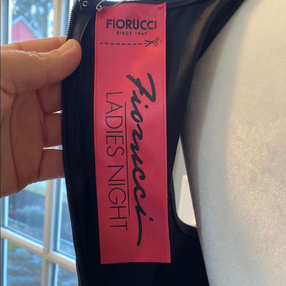 Fiorucci black fit n flare sleeveless dress with pleated skirt accented hem 8 - Image 7