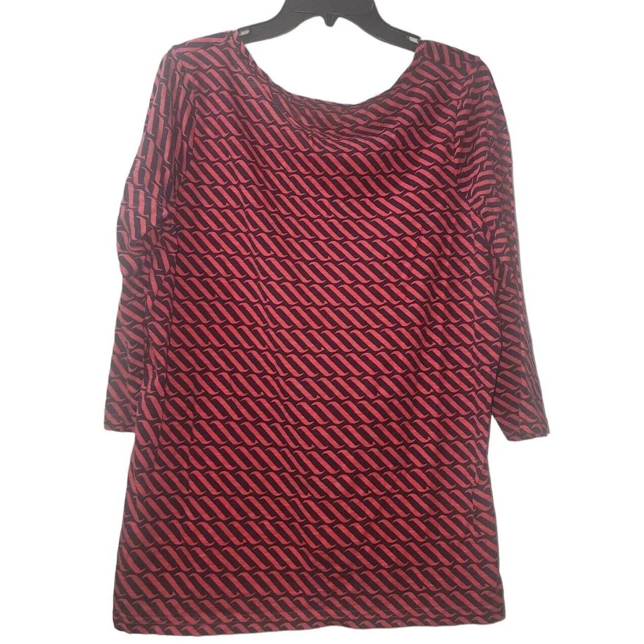 Vineyard Vines‎ Knit Dress Geometric Print Casual 3/4 Sleeve XL - Image 2