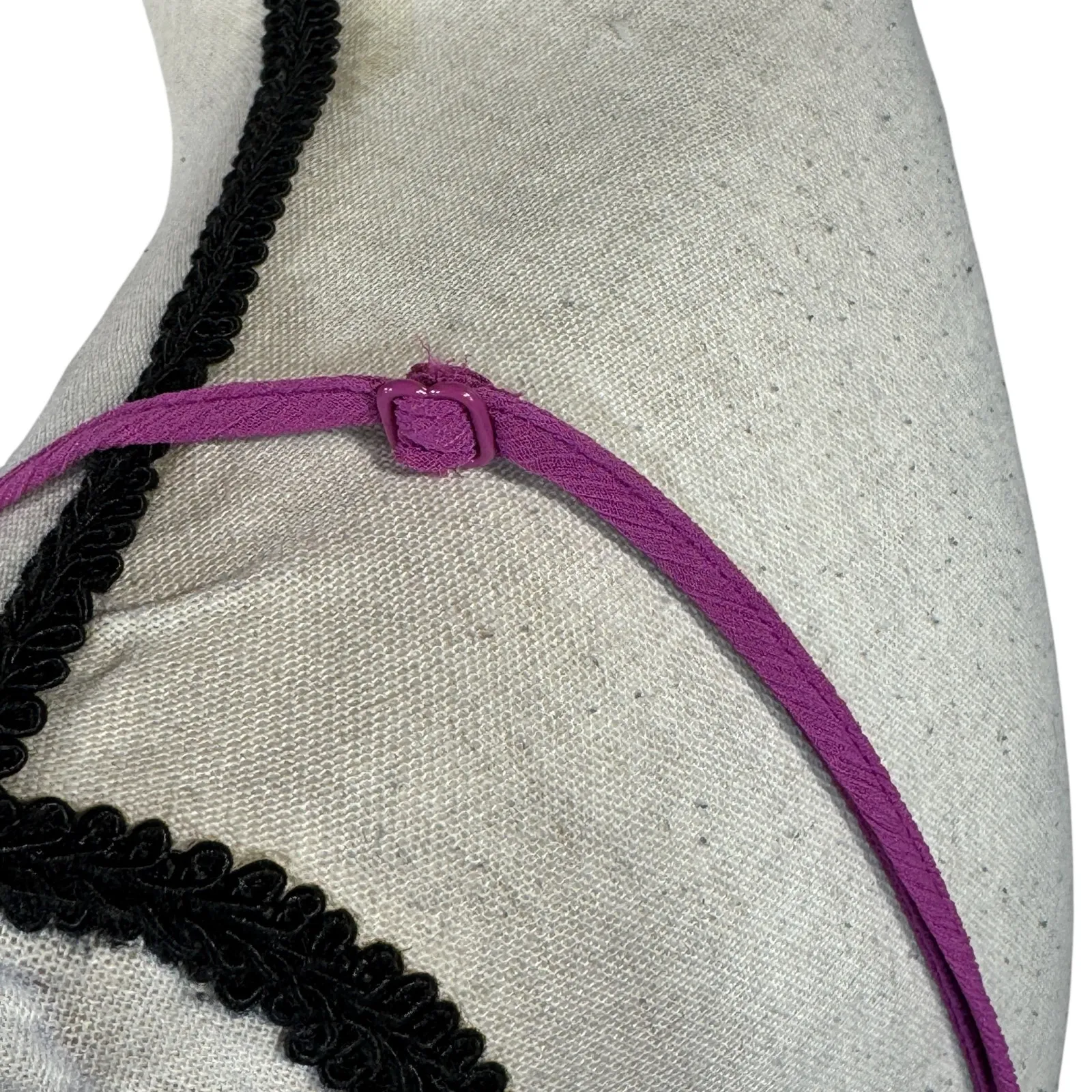 Bar III SZ 14 Maxi Dress V-Neck Spaghetti Straps Lined Slits Rear Zip Amethyst - Image 9