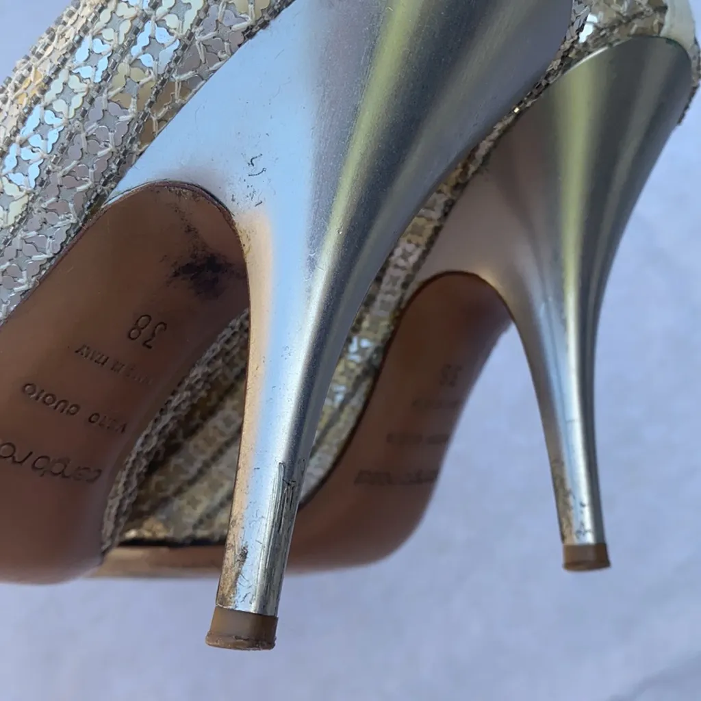 Sergio Rossi Heeled shoes Silver Size 8 - Image 10